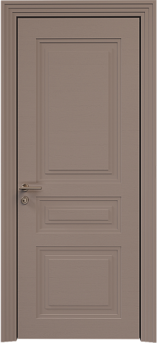 Дверь Imperia-R Neo Classic Scalino Серая стяжка эмаль по шпону (RAL 060-60-05) без стекла