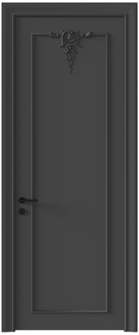 Дверь Tivoli / Тиволи А-1 Графитово-серая эмаль (RAL 7024) без стекла