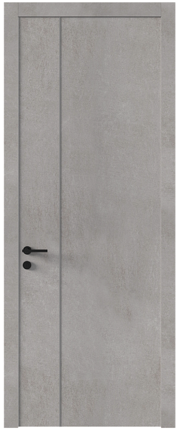 Межкомнатная дверь Tivoli / Тиволи В-1, Без стекла (ДГ), цвет - Белый камень