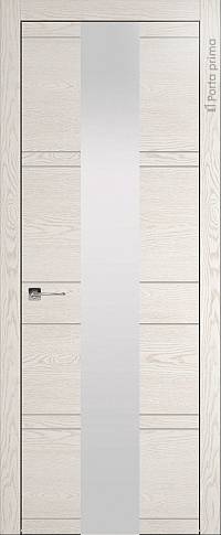 Дверь Tivoli Ж-2 Белый ясень nano-flex со стеклом