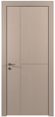 Дверь Tivoli Г-1 Бежевое Ядро Миндаля эмаль по шпону (RAL 070-85-05) без стекла
