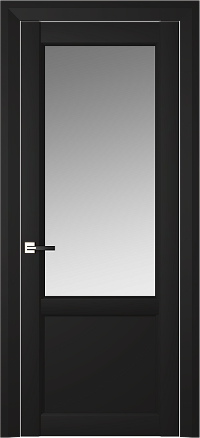 Межкомнатная дверь Dinastia Neo Classic Decoro, Со стеклом (ДО), цвет - Чёрный ST