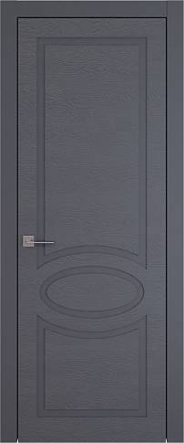 Дверь Tivoli Н-5 Графитово-серая эмаль по шпону (RAL 7024) без стекла