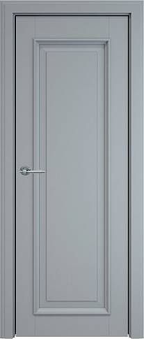 Дверь Domenica Porta&nbsp;Classic&nbsp;LUX Серебристо-серая эмаль (RAL 7045) без стекла
