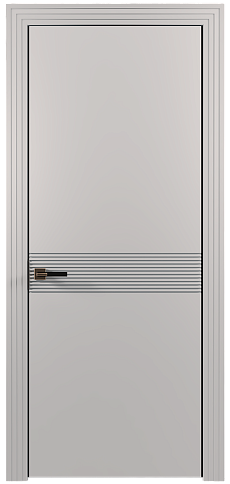 Дверь Tramonto Moderno / Трамонто Модерно Серая эмаль (RAL 7047) без стекла