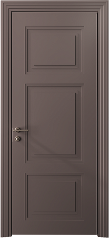 Дверь Siena Neo Classic Scalino Серо-Розовый мордовник эмаль (RAL 020-60-05) без стекла