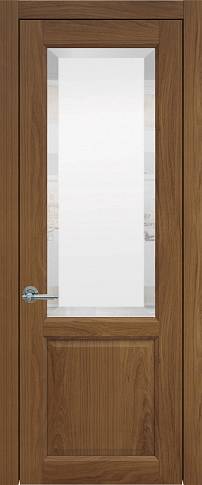 Дверь Dinastia Porta Classic Итальянский орех со стеклом