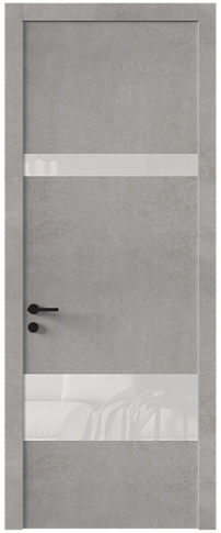 Дверь Tivoli / Тиволи К-4 Белый камень со стеклом