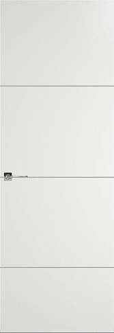 Дверь Tivoli&nbsp;Г-2 Невидимка Бежевая эмаль (RAL 9010) без стекла