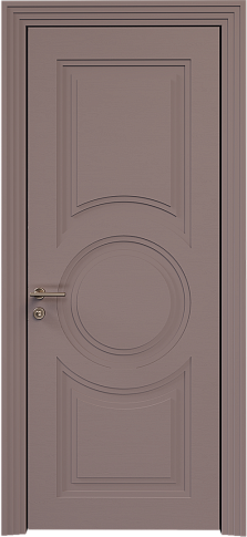 Дверь Ravenna Neo Classic Scalino Серо-Розовый мордовник эмаль по шпону (RAL 020-60-05) без стекла