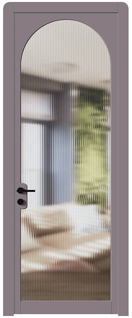 Межкомнатная дверь Luna, Со стеклом (ДО), цвет - Серо-Розовый мордовник эмаль (RAL 020-60-05)