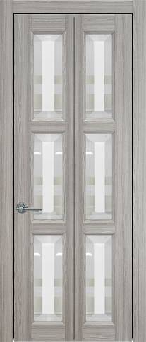 Дверь Milano Книжка Porta&nbsp;Classic Орех пепельный со стеклом