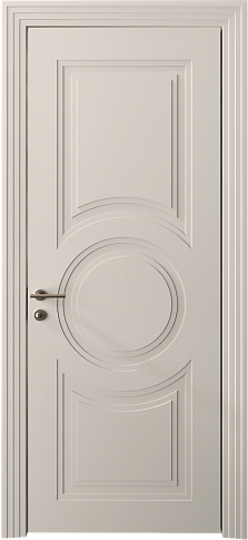 Дверь Ravenna Neo Classic Scalino Бежевая эмаль (RAL 9010) без стекла