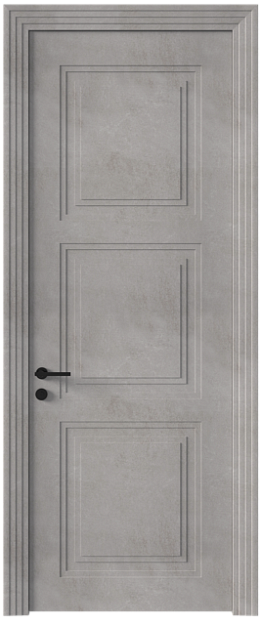 Межкомнатная дверь Milano Neo Classic Scalino / Милано Нео Классик Скалино, Без стекла (ДГ), цвет - Белый камень