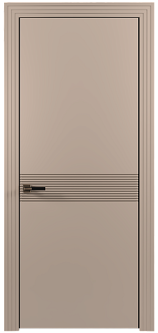 Дверь Tramonto Moderno / Трамонто Модерно Бежевое Ядро Миндаля эмаль (RAL 070-85-05) без стекла