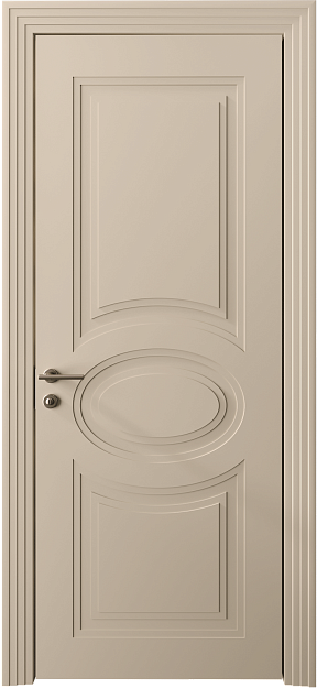Межкомнатная дверь Florencia Neo Classic Scalino, Без стекла (ДГ), цвет - Бежевый Мел эмаль (RAL 075-80-10)