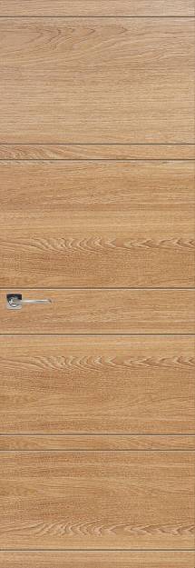 Межкомнатная дверь Tivoli Е-2 Невидимка, Без стекла (ДГ), цвет - Дуб капучино