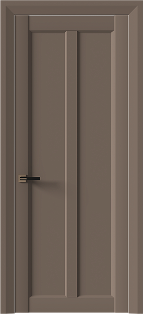 Межкомнатная дверь Prato Neo Classic Decoro / Прато Нео Классик Декоро, Без стекла (ДГ), цвет - Коричневый Тик эмаль (RAL 050-50-10)