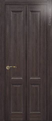 Дверь Dinastia Книжка Porta Classic Венге Нуар без стекла
