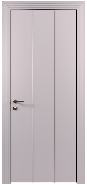 Межкомнатная дверь Tivoli Б-1, цвет - Серый Флокс эмаль (RAL без номера), Без стекла (ДГ)
