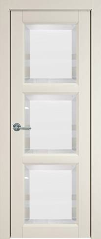 Дверь Milano Porta Classic / Милано Порта Классик Жемчужная эмаль (RAL 1013) со стеклом