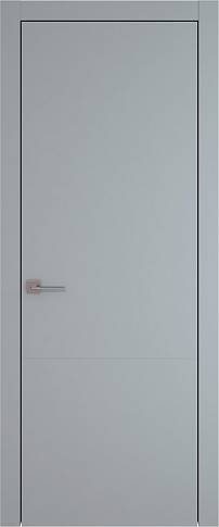 Дверь Tivoli / Тиволи В-3 Серебристо-серая эмаль (RAL 7045) без стекла