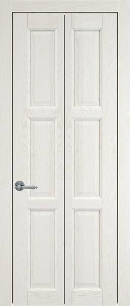 Межкомнатная дверь Milano Porta Classic / Милано Порта Классик Книжка, Без стекла (ДГ), цвет - Белый ясень