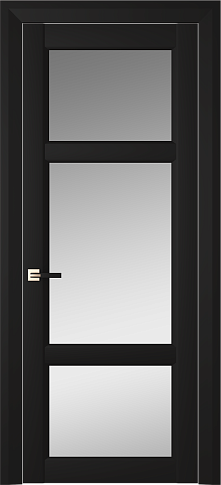 Дверь Siena Neo Classic Decoro Чёрный ST со стеклом