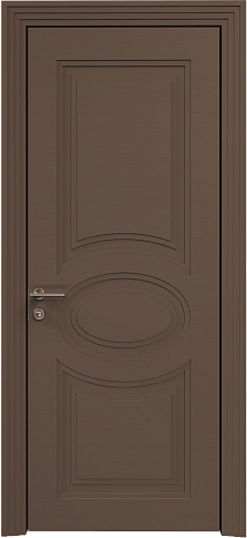 Дверь Florencia Neo Classic Scalino Коричневый Тик эмаль по шпону (RAL 050-50-10) без стекла