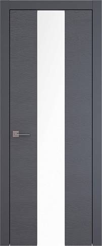 Дверь Tivoli Ж-5 Графитово-серая эмаль по шпону (RAL 7024) со стеклом