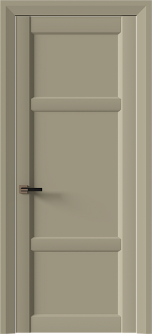 Дверь Siena Neo Classic Decoro / Сиена Нео Классик Декоро Серое Льняное волокно эмаль (RAL 075-70-10) без стекла