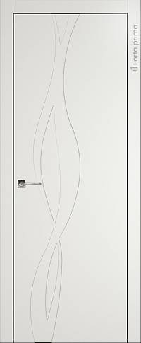 Дверь Tivoli Г-5 Бежевая эмаль (RAL 9010) без стекла