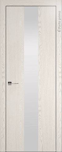 Дверь Tivoli Ж-1 Белый ясень nano-flex со стеклом