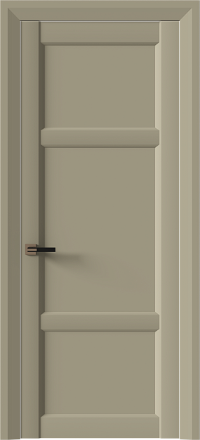 Межкомнатная дверь Siena Neo Classic Decoro, Без стекла (ДГ), цвет - Серое Льняное волокно эмаль (RAL 075-70-10)