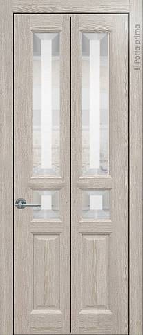 Дверь Imperia-R Книжка Porta Classic Серый дуб со стеклом