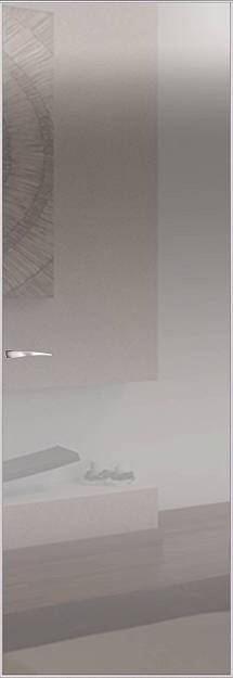 Межкомнатная дверь Tivoli А-1 Invisible, Со стеклом (ДО), цвет - Дуб шампань