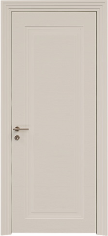 Дверь Domenica Neo Classic Scalino Бежевая эмаль по шпону (RAL 9010) без стекла
