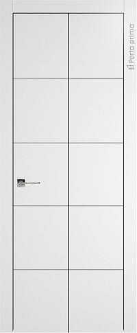 Дверь Tivoli / Тиволи Д-2 Книжка Белая эмаль (RAL 9003) без стекла