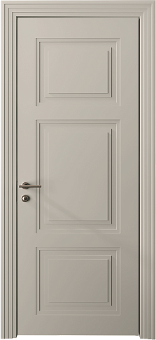 Дверь Siena Neo Classic Scalino Жемчужная эмаль (RAL 1013) без стекла