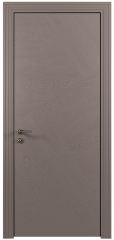 Дверь Tivoli М-1 Серая стяжка эмаль по шпону (RAL 060-60-05) без стекла