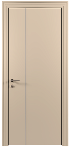 Дверь Tivoli / Тиволи В-1 Бежевый Мел эмаль (RAL 075-80-10) без стекла