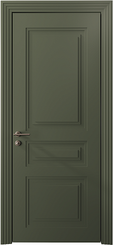 Дверь Imperia-R Neo Classic Scalino Серый Мох эмаль (RAL 7003) без стекла