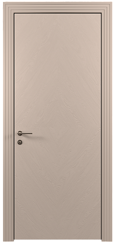 Дверь Tivoli К-1 Грязный Белый эмаль по шпону (RAL 070-90-05) без стекла