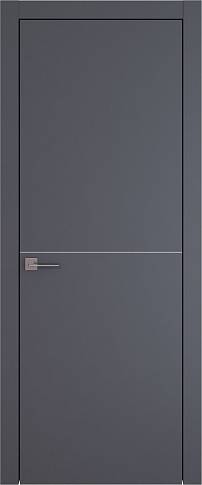 Дверь Tivoli / Тиволи Б-3 Графитово-серая эмаль (RAL 7024) без стекла
