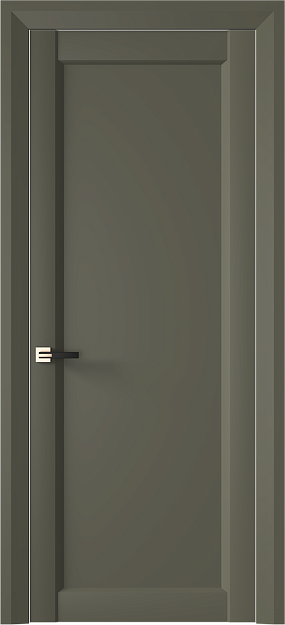 Межкомнатная дверь Domenica Neo Classic Decoro, Без стекла (ДГ), цвет - Серый Мох эмаль (RAL 7003)