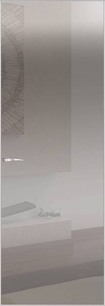 Межкомнатная дверь Tivoli А-1 Невидимка, Со стеклом (ДО), цвет - Орех пепельный