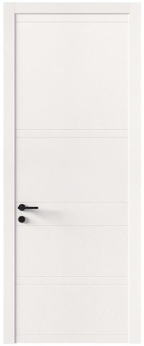 Дверь Tivoli Е-2 Белоснежная мягкая шагрень без стекла