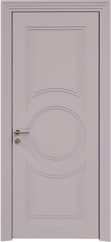 Дверь Ravenna Neo Classic Scalino Серый Флокс эмаль по шпону (RAL 358-71-02) без стекла