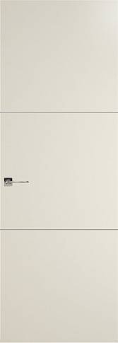 Дверь Tivoli / Тиволи В-2 Невидимка Жемчужная эмаль (RAL 1013) без стекла