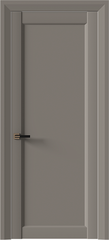 Дверь Domenica Neo Classic Decoro Серая стяжка эмаль (RAL 060-60-05) без стекла
